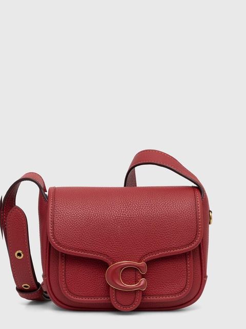Coach torebka skórzana TABBY MESSENGER 19 kolor czerwony CJ846