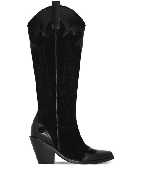 Johanna Ortiz Western Legacy leather boots - Black - zdjęcie produktu nr 1