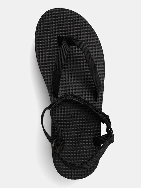 Teva sandały Flatform Sandal Slim damskie kolor czarny na platformie 1164630