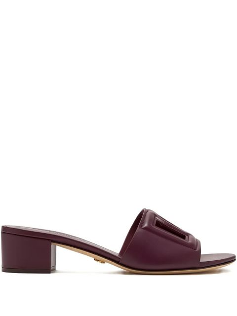 Dolce & Gabbana DNA 40mm DG-logo sandals - Purple - zdjęcie produktu nr 1