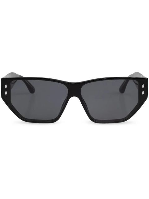 Isabel Marant Eyewear geometric-frame sunglasses - Black - zdjęcie produktu nr 1