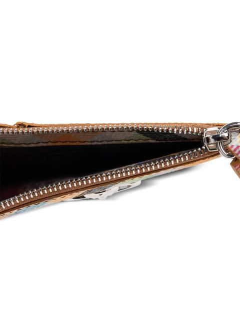 Vivienne Westwood check zip wallet - Neutrals