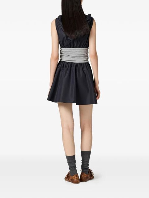 Miu Miu technical fabric dress - Blue