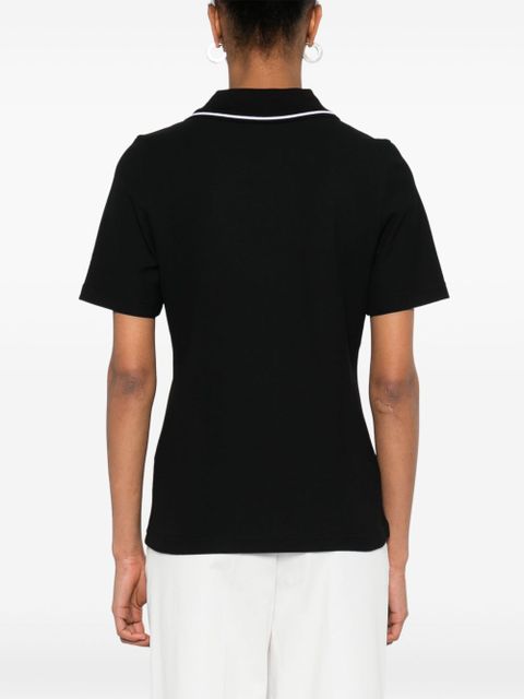 Moncler short-sleeves polo shirt - Black