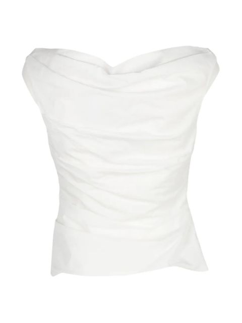 Simkhai Maisel draped top - White - zdjęcie produktu nr 2