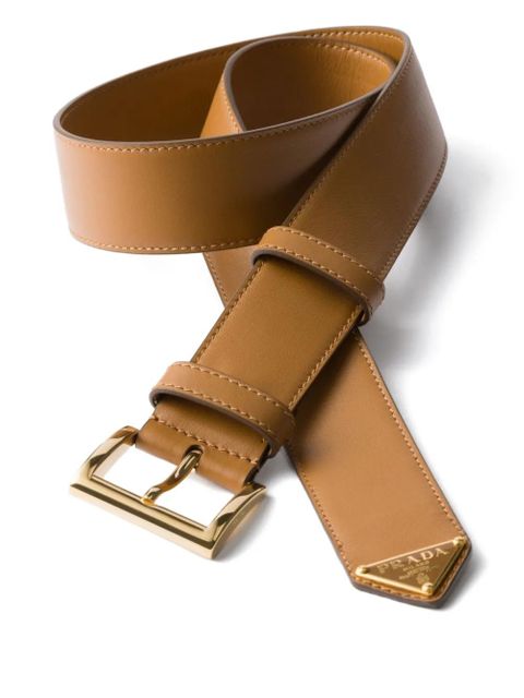 Prada leather belt - Brown - zdjęcie produktu nr 2
