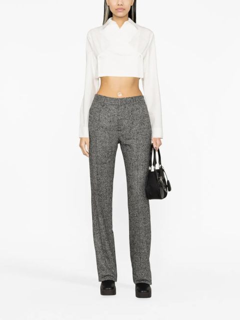 Alessandra Rich high-waisted tailored trousers - Black - zdjęcie produktu nr 2
