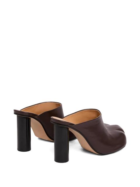 JW Anderson leather heeled mules - Brown - zdjęcie produktu nr 2