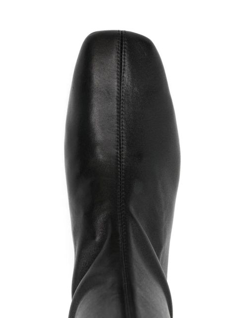 TOTEME nappa-leather knee-high boots - Black