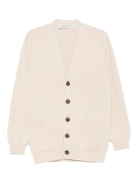 Golden Goose ribbed V-neck cardigan - Neutrals - zdjęcie produktu nr 1