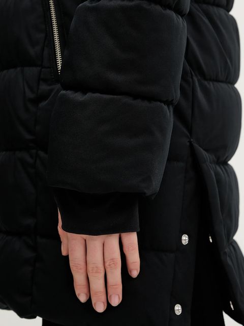 Hollister Co. kurtka kolor czarny zimowa KI344-5028-901