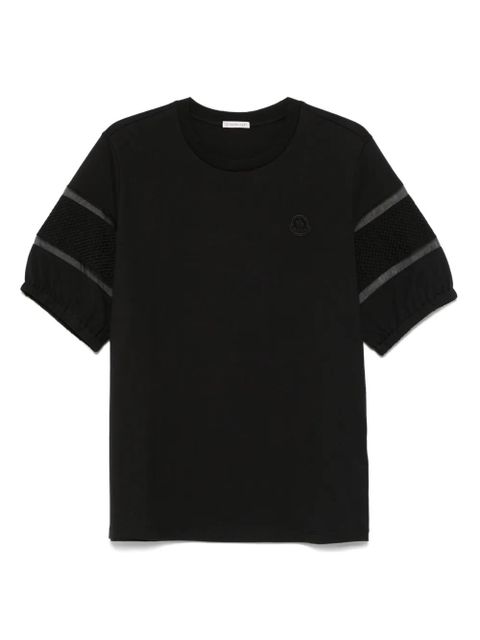 Moncler logo-patch T-shirt - Black - zdjęcie produktu nr 1
