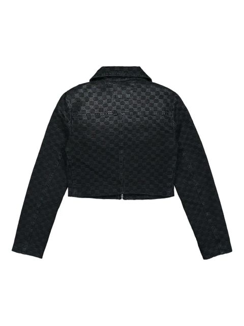 MISBHV jacquard cropped jacket - Black - zdjęcie produktu nr 2