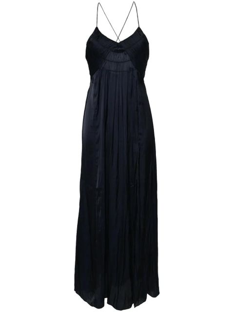 Zadig&Voltaire Rayonne satin maxi dress - Blue - zdjęcie produktu nr 1