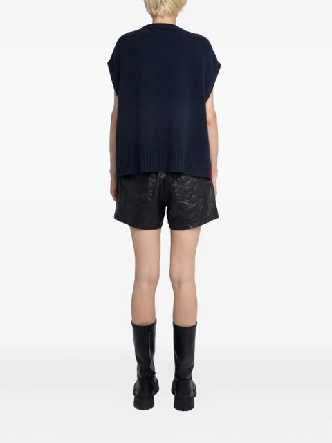 Zadig&Voltaire sleeveless sweater - Blue