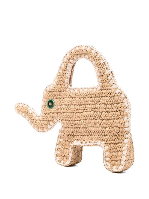 Simon Miller elephant-motif tote bag - Neutrals