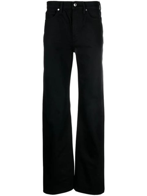 Alexander Wang ez mid-rise straight-leg jeans - Black - zdjęcie produktu nr 1