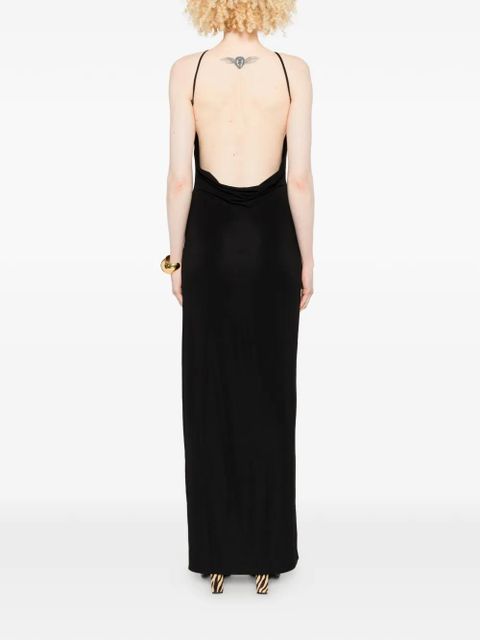 Cult Gaia Vaela halterneck maxi dress - Black