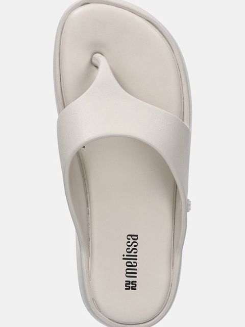 Melissa japonki MELISSA FREE PLATFORM THONG AD damskie kolor beżowy na platformie M 36088 BE887