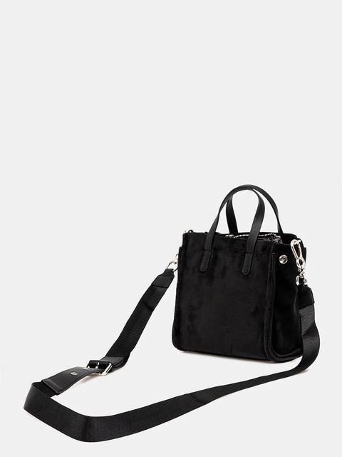 Juicy Couture torebka Iris Velvet kolor czarny BIJIR8945WZC