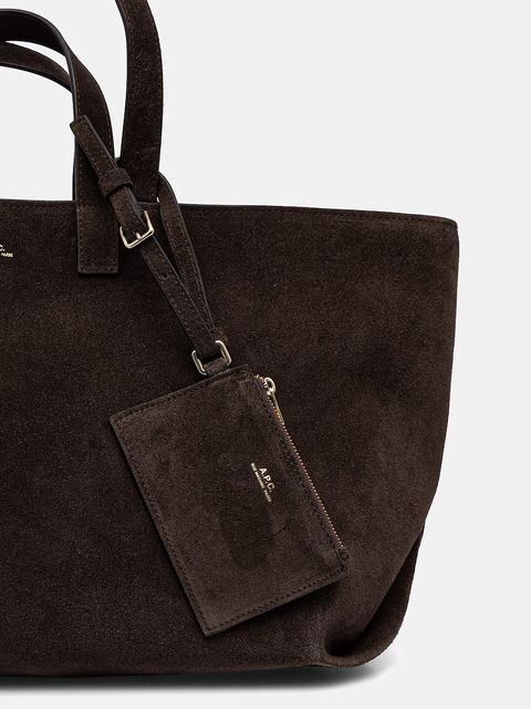 A.P.C. torebka zamszowa LE DRUMMER