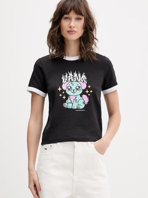 Vans T-shirt damski bawełniany - zdjęcie produktu nr 1