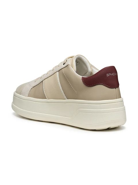 Geox sneakersy D SPHERICA ECUB-2 damskie kolor beżowy D56WVC 000BC C5267