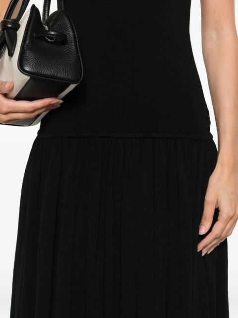 LouLou de Saison Jada racer-back gathered maxi dress - Black