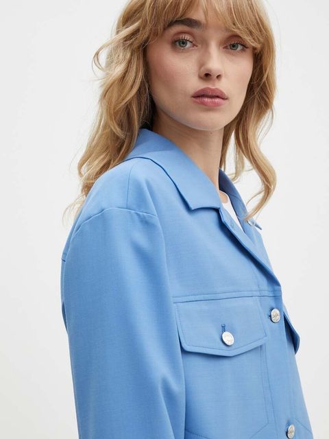 Moschino Jeans kurtka z domieszką wełny