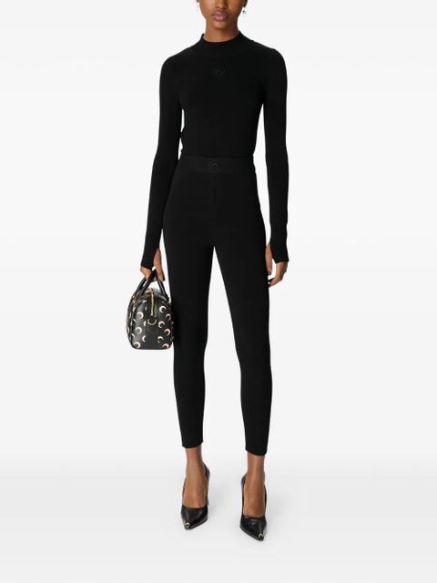 Marine Serre high-neck top - Black - zdjęcie produktu nr 2