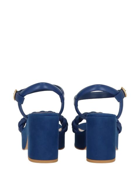 Gianvito Rossi braided-strap platform sandals - Blue