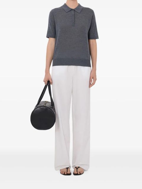 LouLou de Saison Migo ribbed polo shirt - Grey - zdjęcie produktu nr 2