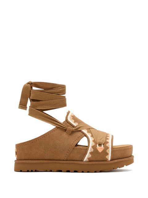 UGG Goldenstar Hi Artistitch sandals - Brown - zdjęcie produktu nr 1