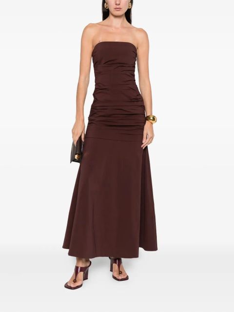 St. Agni strapless maxi dress - Brown - zdjęcie produktu nr 2