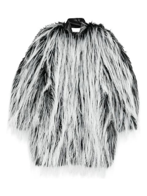 Sportmax Runway faux-fur coat - White - zdjęcie produktu nr 2
