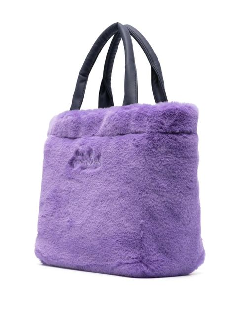 MC2 Saint Barth Colette faux-fur tote bag - Purple - zdjęcie produktu nr 2