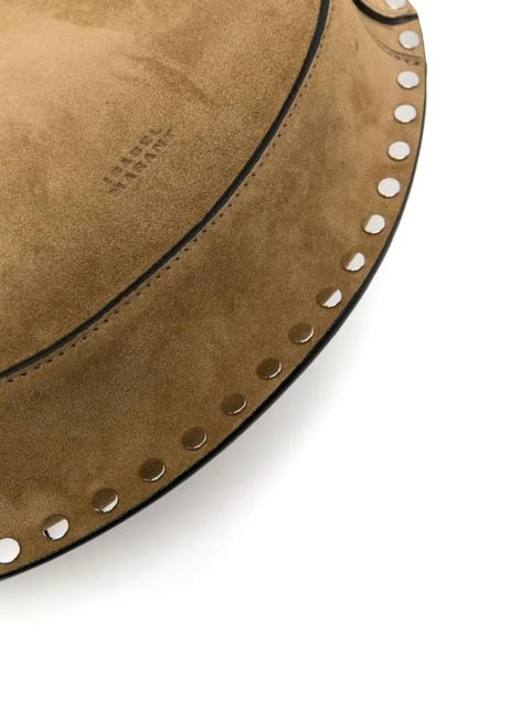 ISABEL MARANT Oskan Moon suede shoulder bag - Neutrals