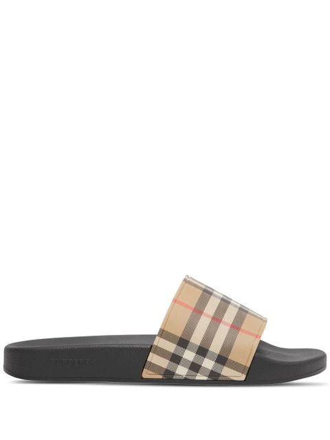 Burberry Vintage Check slides - Neutrals - zdjęcie produktu nr 1