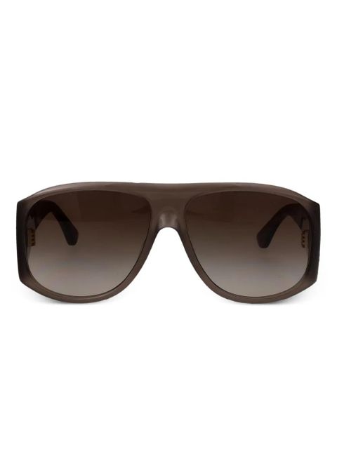 Chloé Eyewear oversize-frame sunglasses - Brown - zdjęcie produktu nr 1