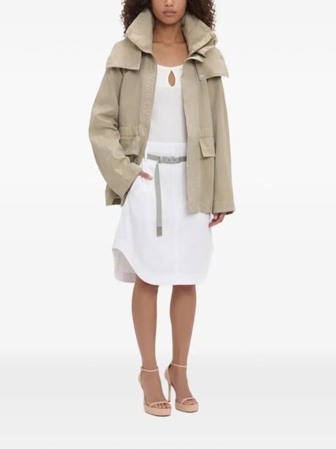 Victoria Beckham hooded pocket-detail jacket - Neutrals - zdjęcie produktu nr 2