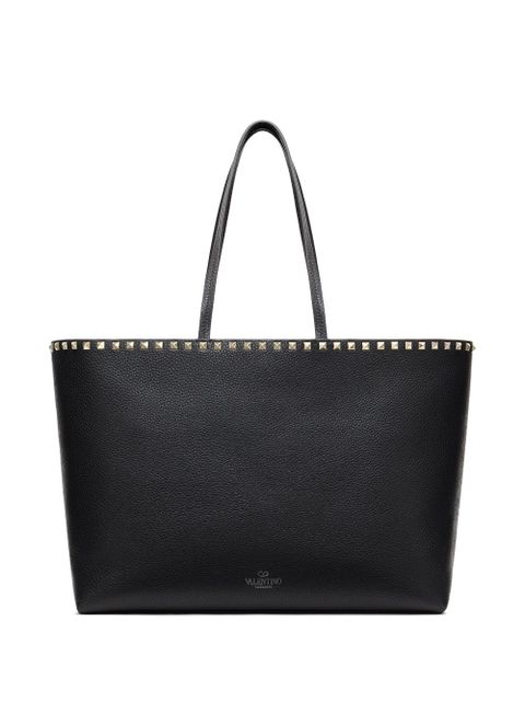 Valentino Garavani Rockstud leather tote bag - Black