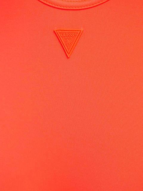 Guess jednoczęściowy strój kąpielowy kolor pomarańczowy miękka miseczka E4GJ48 MC044