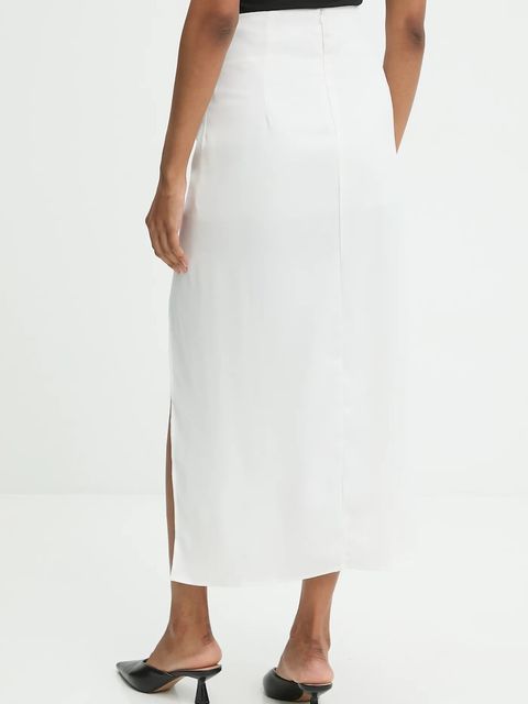 Answear.LAB spódnica kolor biały maxi prosta - zdjęcie produktu nr 2