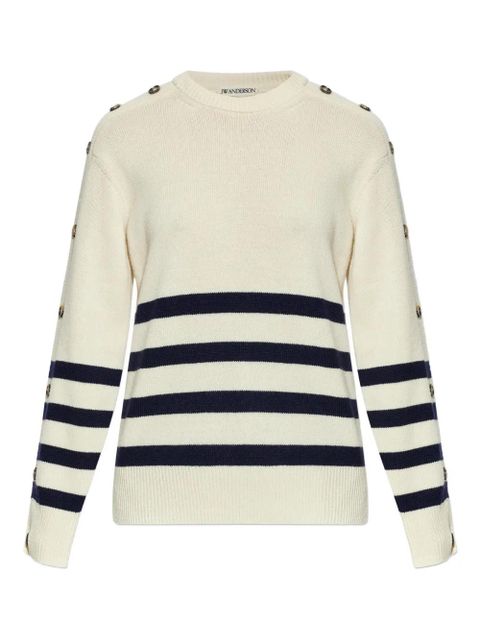 JW Anderson striped sweater - Neutrals - zdjęcie produktu nr 1