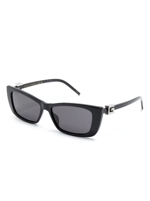 Gucci Eyewear G-motif cat-eye sunglasses - Black