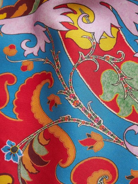 ETRO graphic-print short-sleeve T-shirt - Red