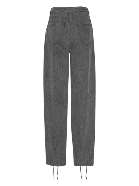 ROTATE BIRGER CHRISTENSEN laced-leg jeans - Grey
