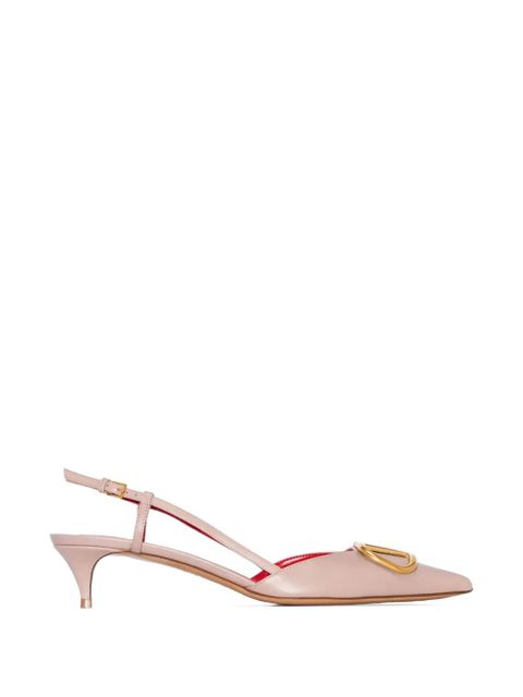 Valentino Garavani VLogo Signature slingback pumps - Neutrals - zdjęcie produktu nr 1