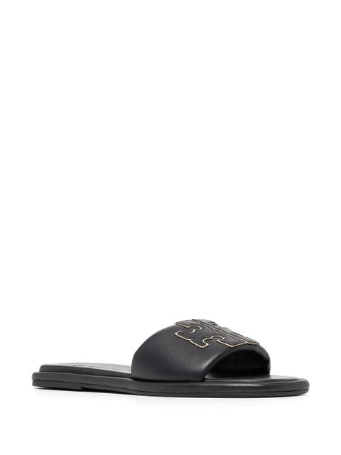 Tory Burch Double T flat sandals - Blue - zdjęcie produktu nr 2
