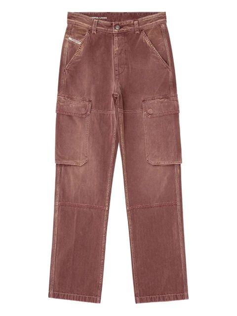 Diesel D-Pot cargo-pockets straight-leg jeans - Red - zdjęcie produktu nr 1